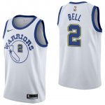 Warriors Jordan Bell 2 2017-18 Classic Blanc Maillot